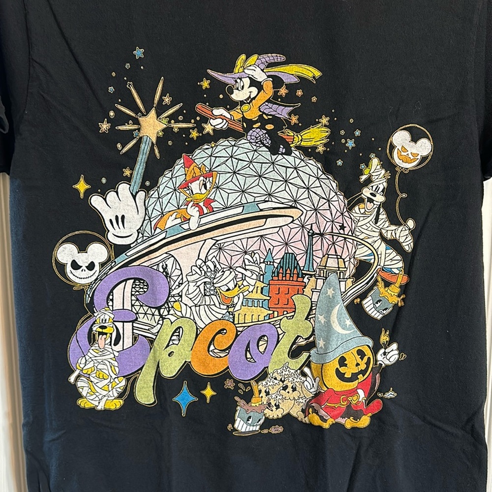 Disney Epcot closing around the world shirt - size small.  NWOT